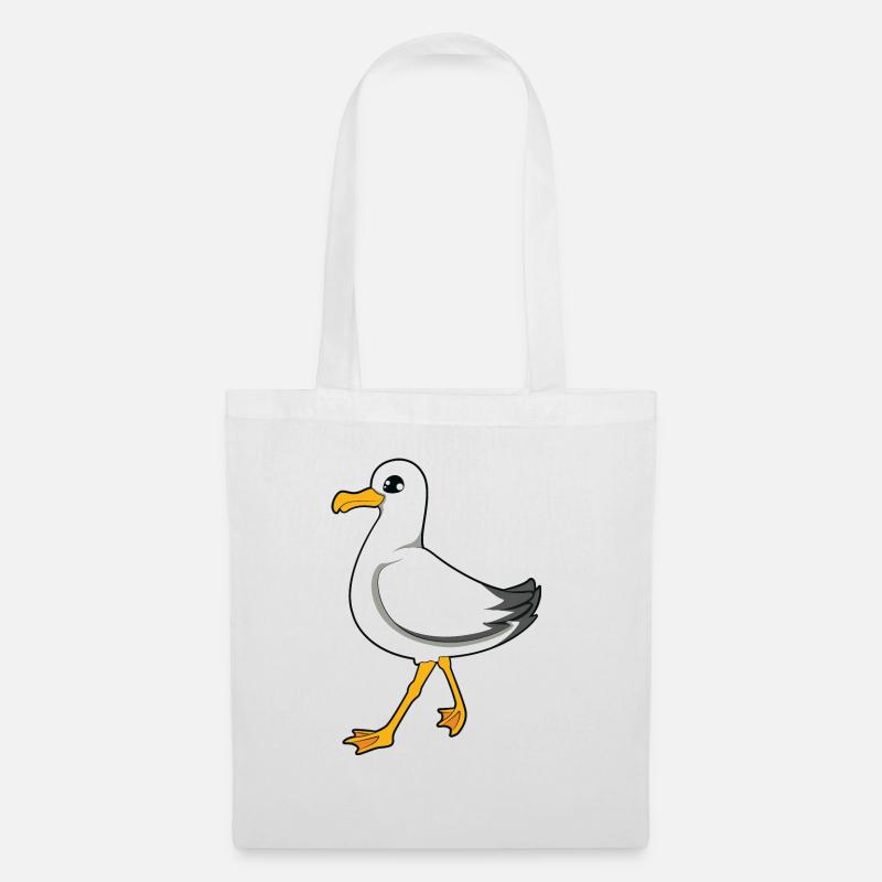 Möwe - Stoffbeutel - Weiß