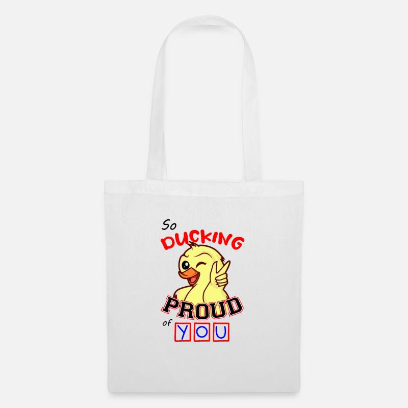 So ducking stolz auf dich - Stoffbeutel - Weiß