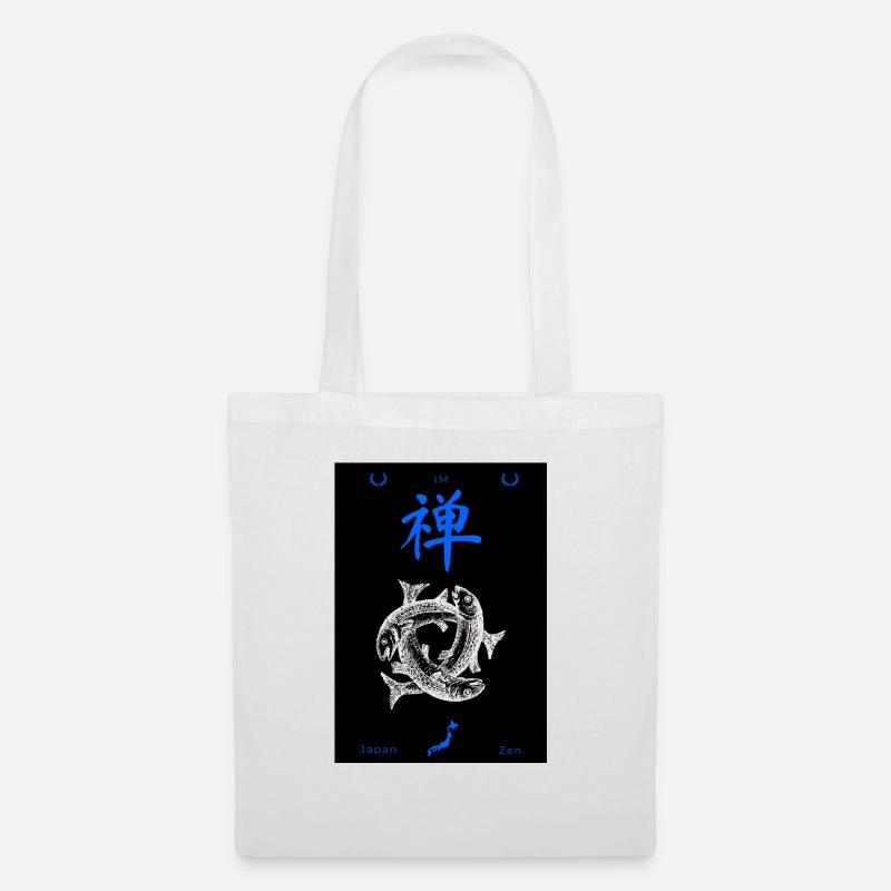 Japanisch - Stoffbeutel - Weiß