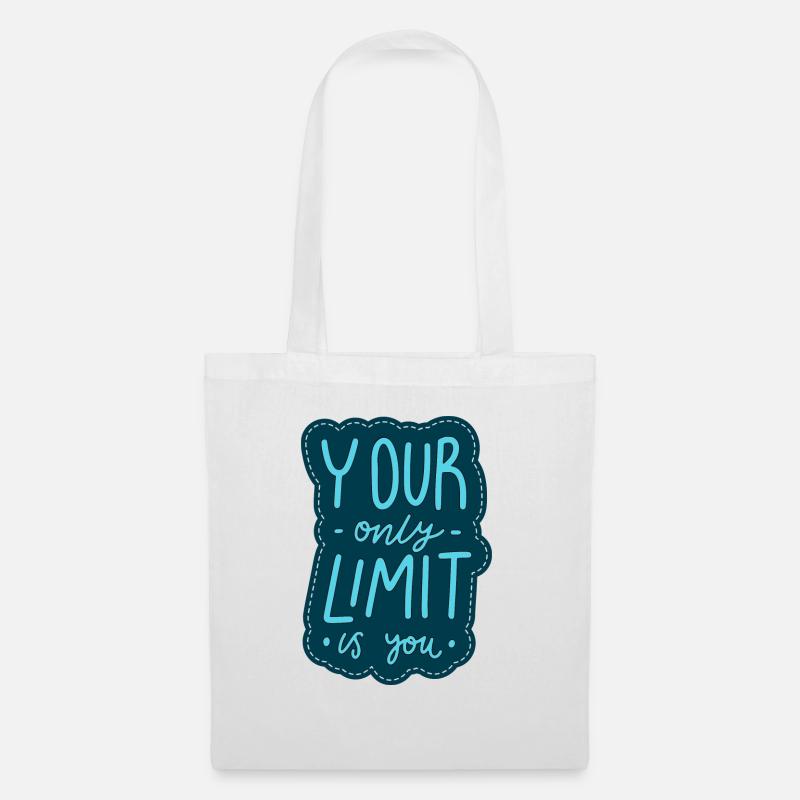 Seulement vous limitez - Sac en tissu - blanc