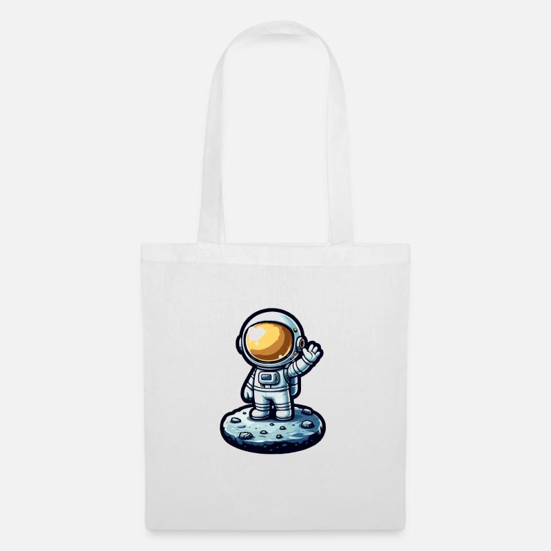 Kleiner Astronaut - Stoffbeutel - Weiß
