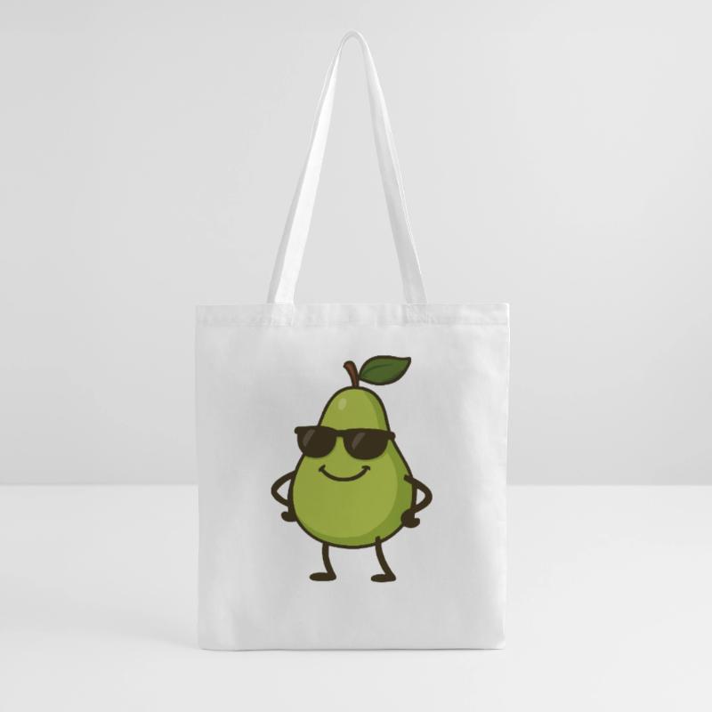 Pear Comic Cool Tote Bag