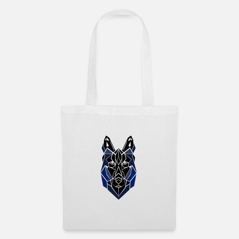 wolf - Tote Bag - white