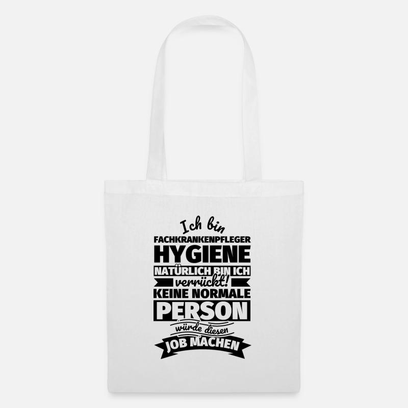 Fachkrankenpfleger Hygiene Geschenke - Stoffbeutel - Weiß