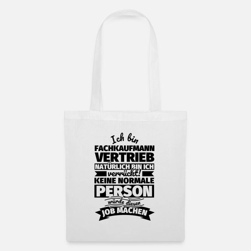 Fachkaufmann Vertrieb Geschenke - Stoffbeutel - Weiß