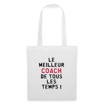 Le meilleur Coach de tous les temps ! - Sac en tissu - blanc - Devant