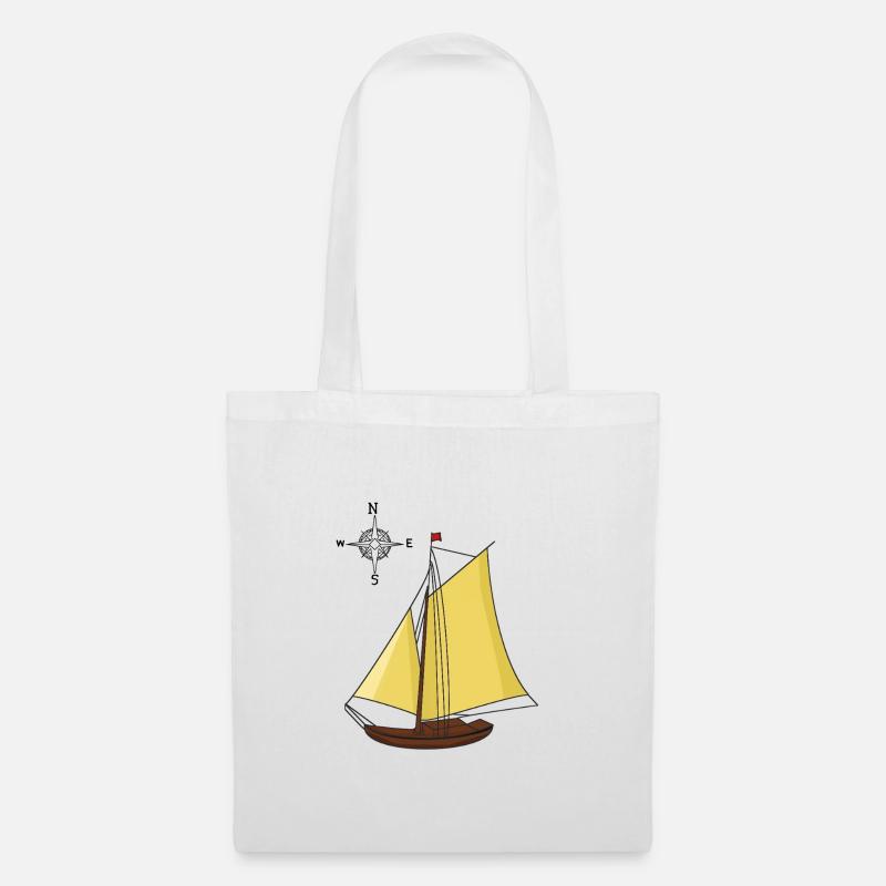 Windrose Sailing Ship Sailing Ships Ship - Tote Bag - white