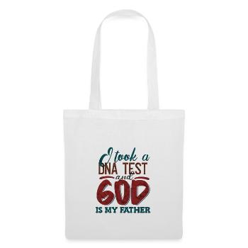 I Took A DNA Test And God Is My Father 19 - Stoffbeutel - Weiß - Vorne