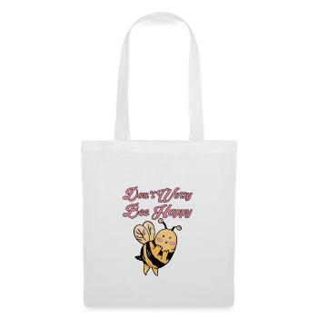 Don't Worry Bee Happy 31 - Tote Bag - white - Front