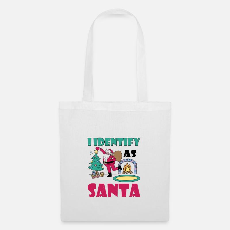 I Identify As Santa 4 - Tote Bag - white