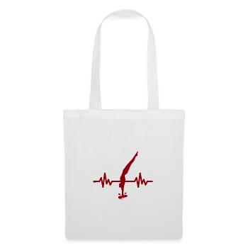 Heartbeat diver - water sports athlete - Tote Bag - white - Front