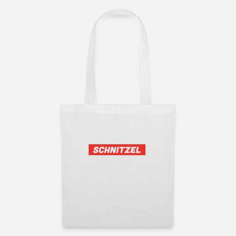 Schnitzel - Stoffbeutel - Weiß