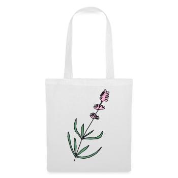 lavender lavender - Tote Bag - white - Front
