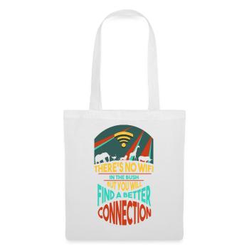 Safari Africa serengeti wildlife savannah animals - Tote Bag - white - Front