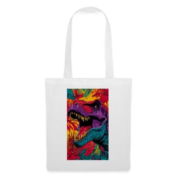 dinosaur - Tote Bag - white - Front