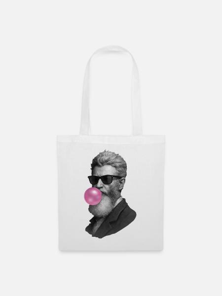 John Brown Bubble Gum. - Stoffbeutel - Weiß