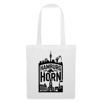 Hamburg Horn - Stoffbeutel - Weiß - Vorne