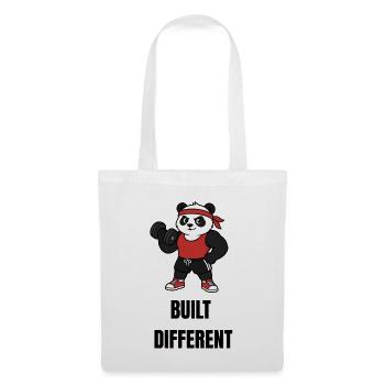 construit différemment - Sac en tissu - blanc - Devant