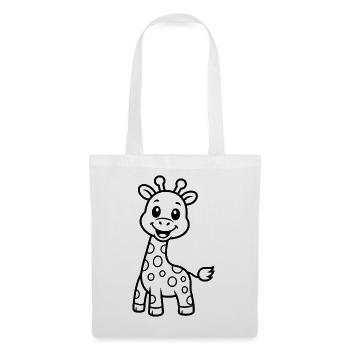 Cute Giraffe Kids Animal Motif - Tote Bag - white - Front