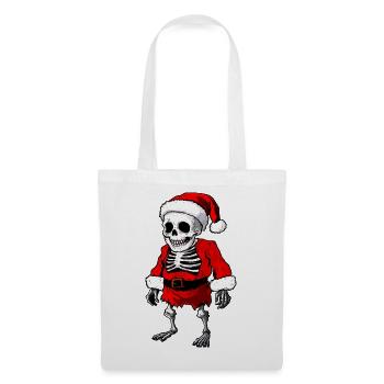 Weihnachten Skelett / Thanksgiving - Stoffbeutel - Weiß - Vorne