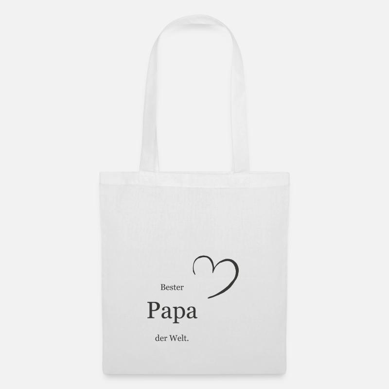 Bester Papa der Welt - Stoffbeutel - Weiß