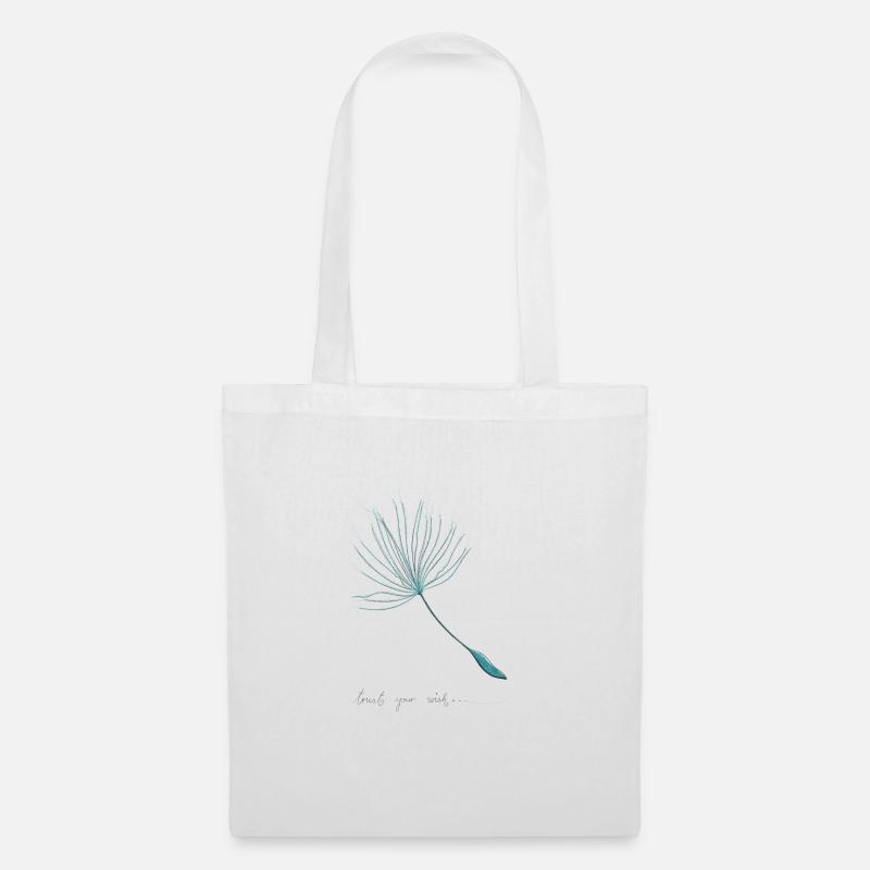 Faites confiance à votre souhait noir - Sac en tissu - blanc