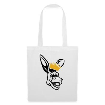 donkey_face_pe2 - Sac en tissu - blanc - Devant