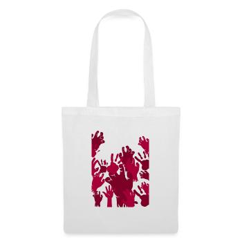 Mains de sang - Sac en tissu - blanc - Devant