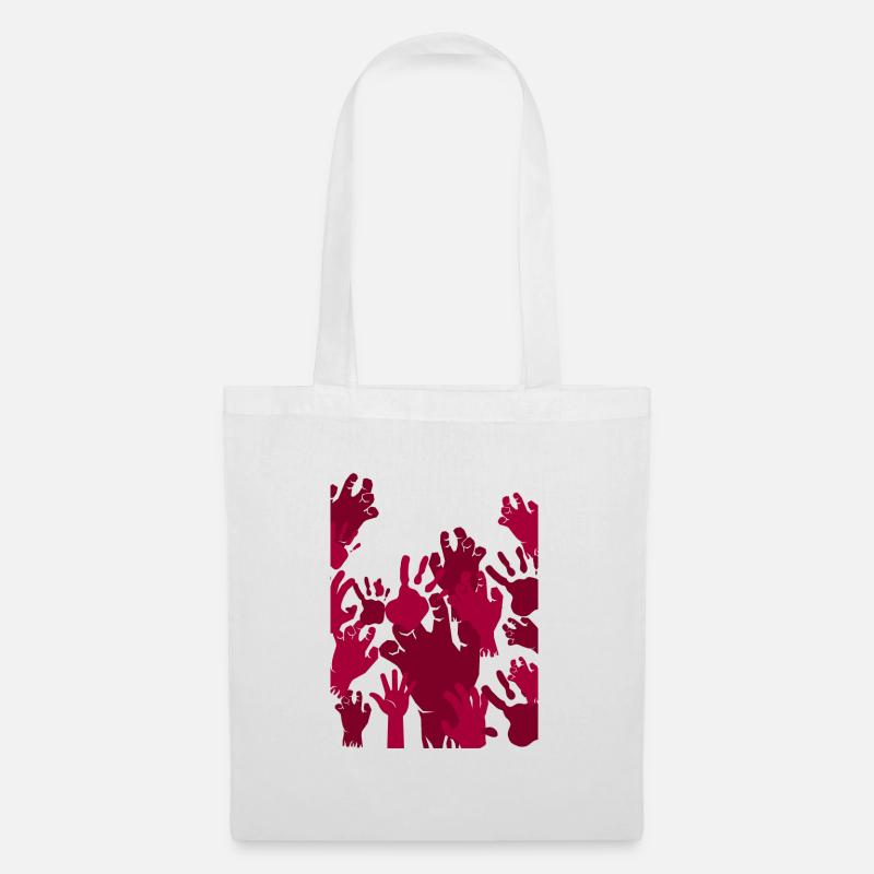 Blood Hands - Tote Bag - white