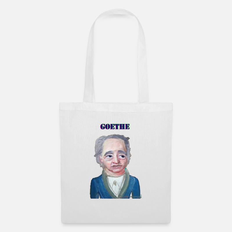 goethe b - Stoffbeutel - Weiß