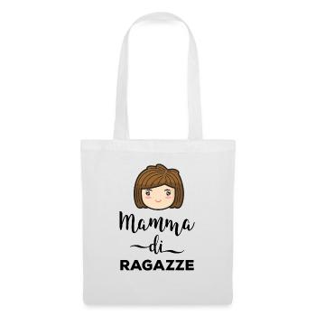 Maman de fille Mère Filles Fête des mères - Sac en tissu - blanc - Devant
