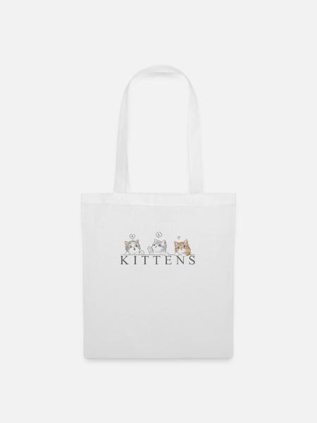 KITTENS - Stoffbeutel - Weiß