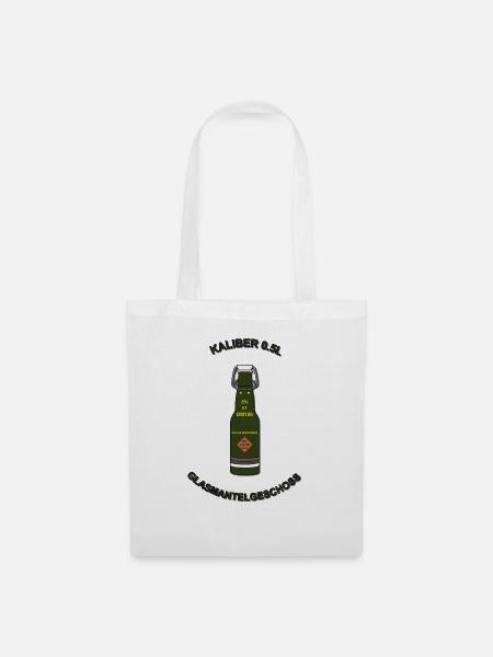 Glasmantelgeschoss V2 - Stoffbeutel - Weiß