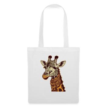 Lydia die Giraffe - Stoffbeutel - Weiß - Vorne