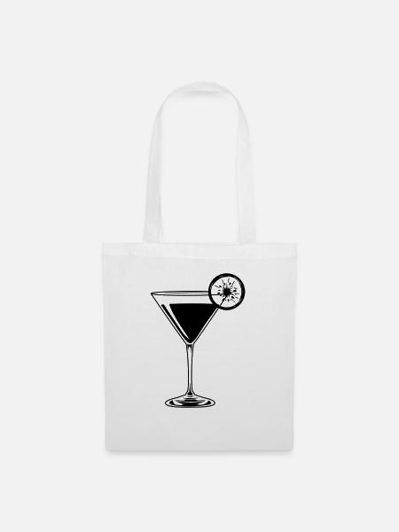 cocktail - Stoffbeutel - Weiß