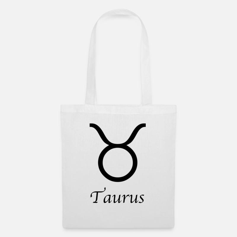 Zodiac Taurus - Taurus - Tote Bag - white