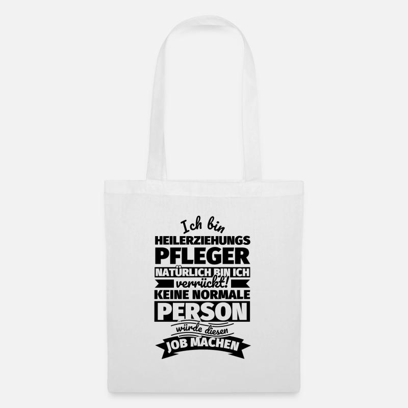 Heilerziehungspfleger Geschenke - Stoffbeutel - Weiß
