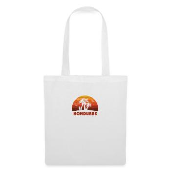 Cool Honduras Beach coucher de soleil Souvenir - Sac en tissu - blanc - Devant