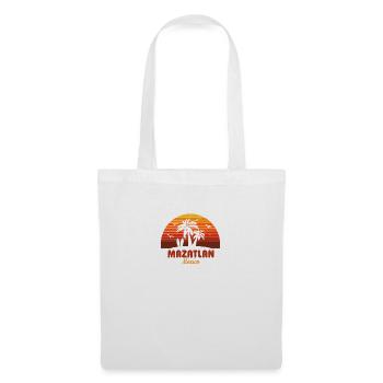 Cooles Mazatlan Mexico Beach Souvenir zum Sonnenuntergang - Stoffbeutel - Weiß - Vorne