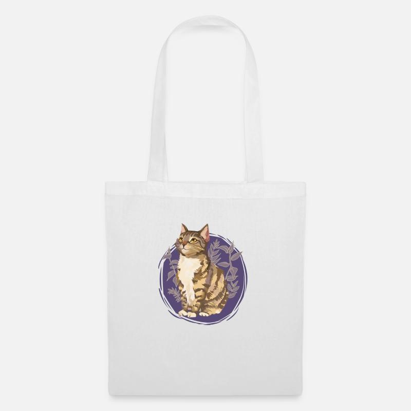 Leafpool Blattsee Tiger Katze Warriors Cats süß - Stoffbeutel - Weiß