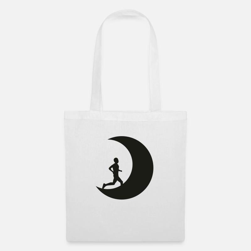 moonwalker mond jogger moon walker - Stoffbeutel - Weiß