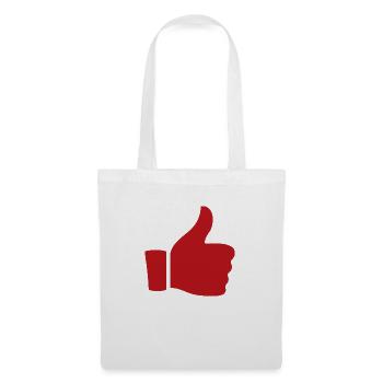 Pouce Levé - Sac en tissu - blanc - Devant