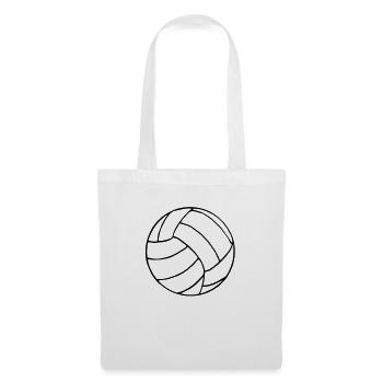 Volley-ball - Sac en tissu - blanc - Devant