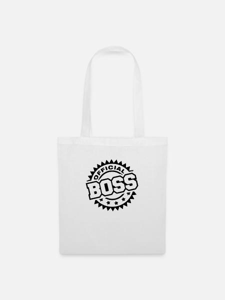 official_boss_wo1 - Stoffbeutel - Weiß