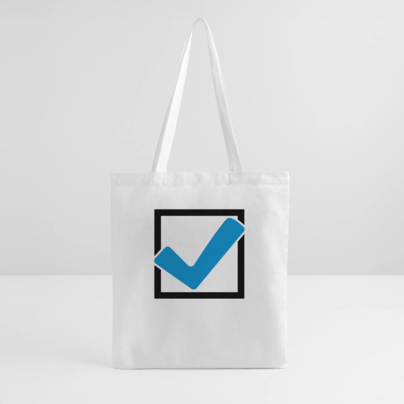 Rectangular hook logo Tote Bag