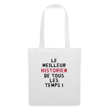 Histoire / Historien / Historienne / Ecole / Prof - Sac en tissu - blanc - Devant