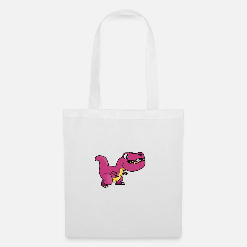 T-Rex - Stoffbeutel - Weiß