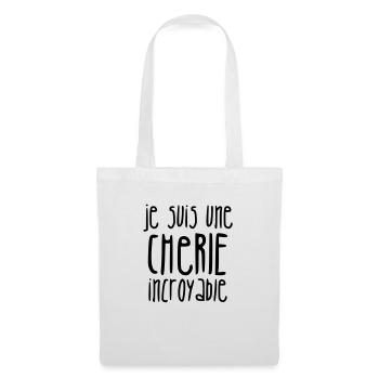 Chéri Love Chérie Amour Femme Mari Valentin - Tote Bag - white - Front