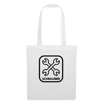 mécanique / mécanicien / mécano / garage - Sac en tissu - blanc - Devant