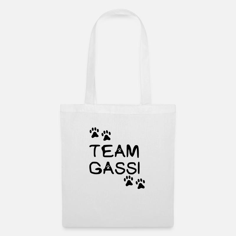 team_gassi_01 - Stoffbeutel - Weiß
